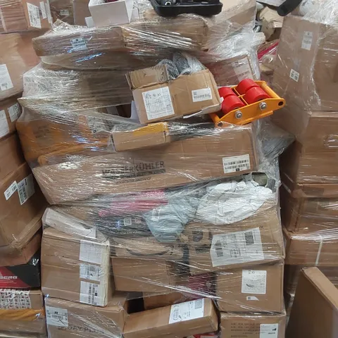 PALLET CONTAINING VARIOUS ASSORTED BOXED ITEMS TO INCLUDE,  TANK TRUCK JACK'S, CORDLESS DRILL SET, BABY'S SHOES, CAR PARTS ETC.