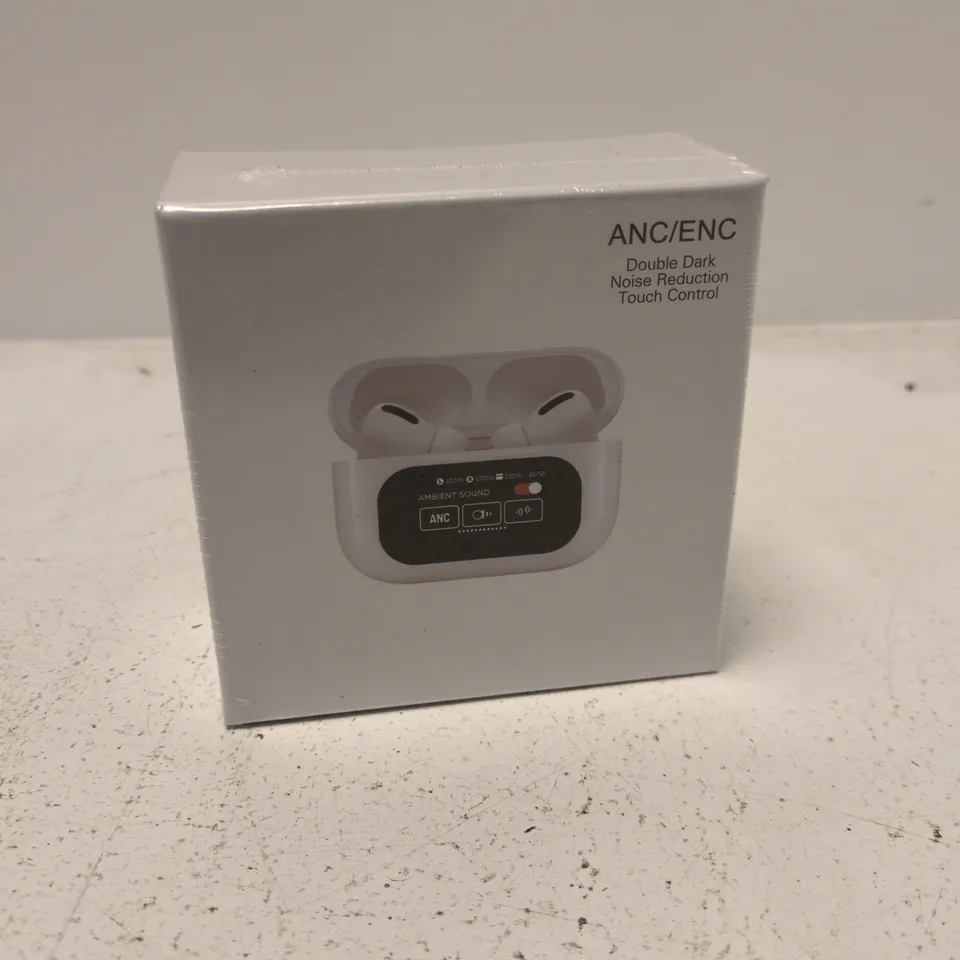 Wireless Earbuds with ANC/ENC, Double Noise Reduction, Touch Control – Boxed