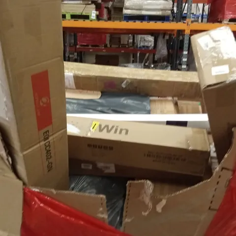 PALLET OF ASSORTED HOUSEHOLD GOODS AND PRODUCTS TO INCLUDE;ROLLER BLINDS, FLOATING SHELF,ETC