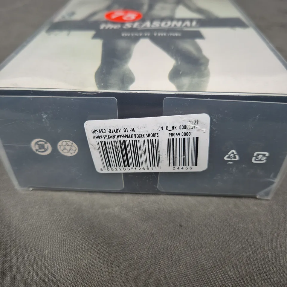 DIESEL SEASONAL 3-PACK BOXER TRUNKS – MEN'S UNDERWEAR SIZE M