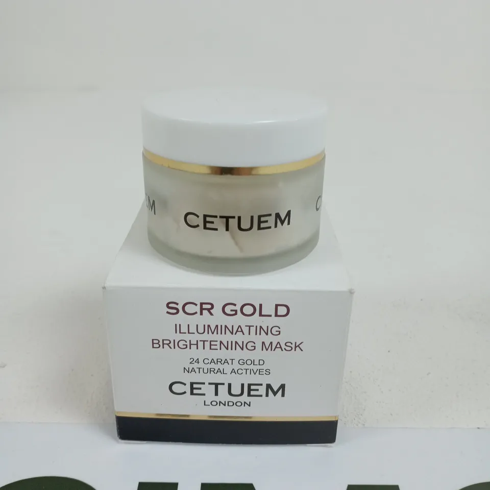 CETUEM LONDON SCR GOLD ILLUMINATING BRIGHTENING MASK 50ML