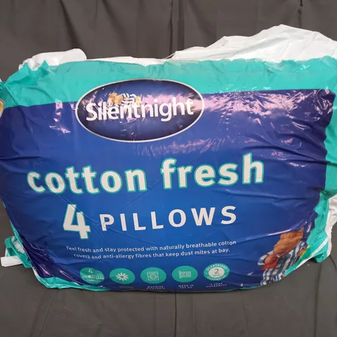 BAGGED SILENT NIGHT COTON FRESH 4 PILLOWS