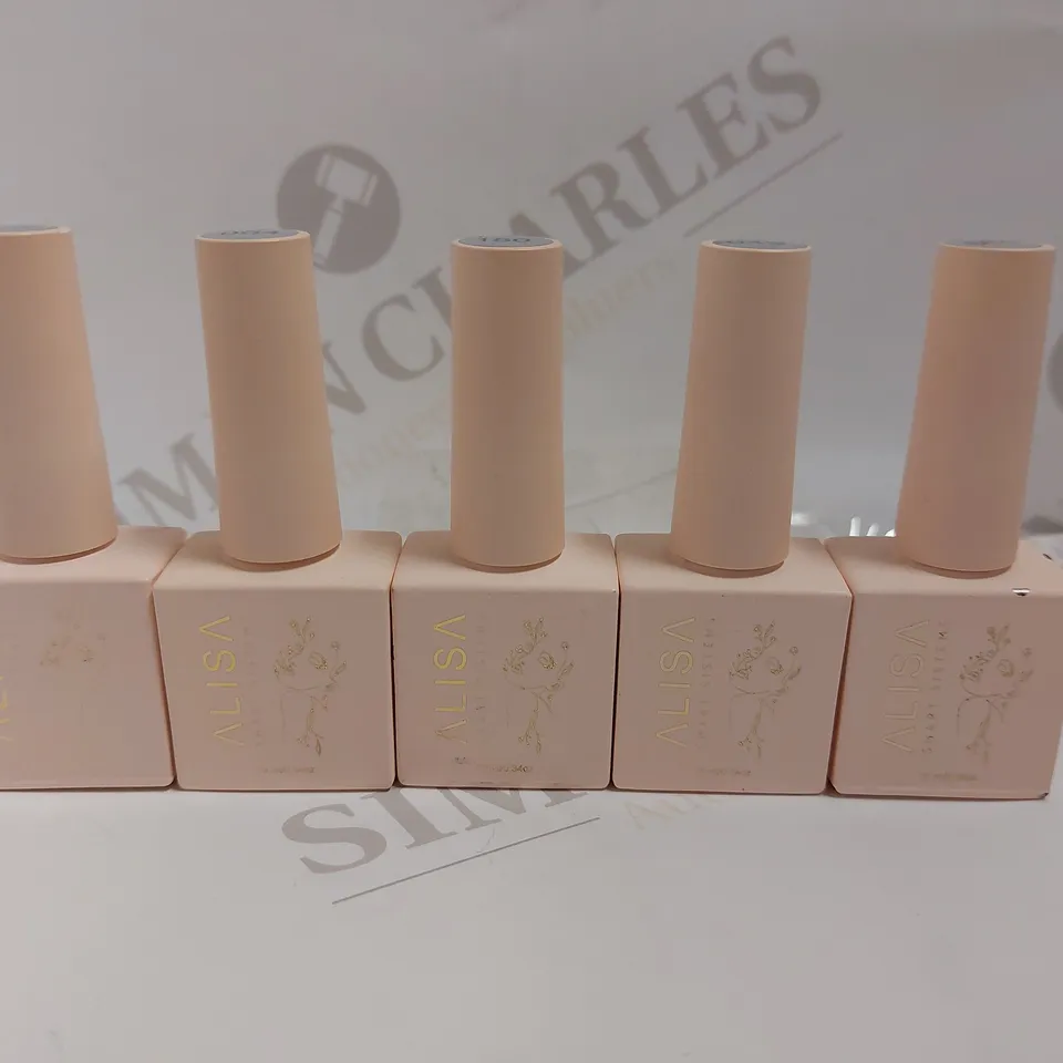 BOX OF APPROX 10 ALISA NAIL POLISHES IN ASSORTED COLOURS 
