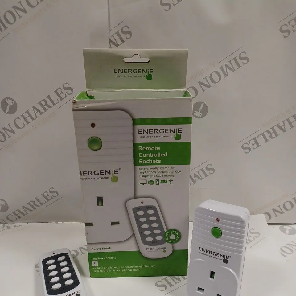 BOXED ENERGIENIE REMOTE CONTROL SOCKET