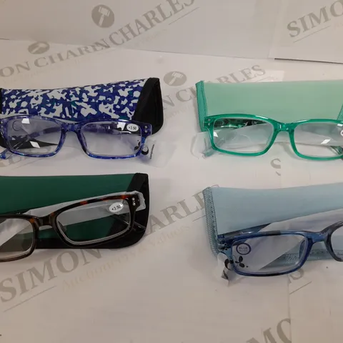 HUMMINGBIRD 4 READER GLASSES BLUE 3.5