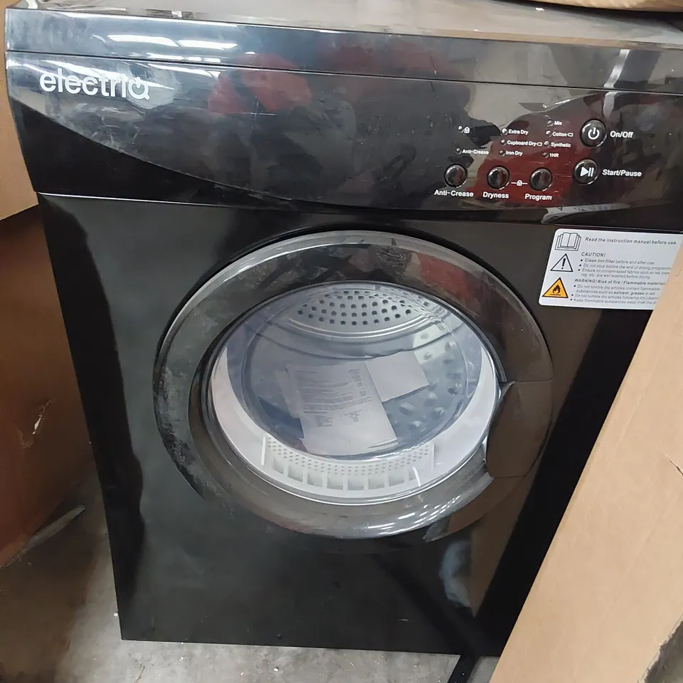 ELECTRIQ BLACK TUMBLE DRYER