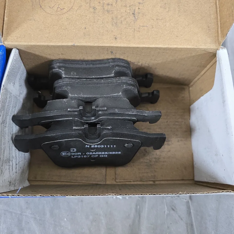 Brake pads – automotive parts, boxed set