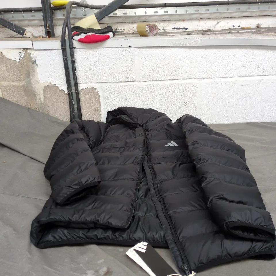 ADIDAS BLACK PADDED JACKET BLACK AGE 15-16 WITH TAGS