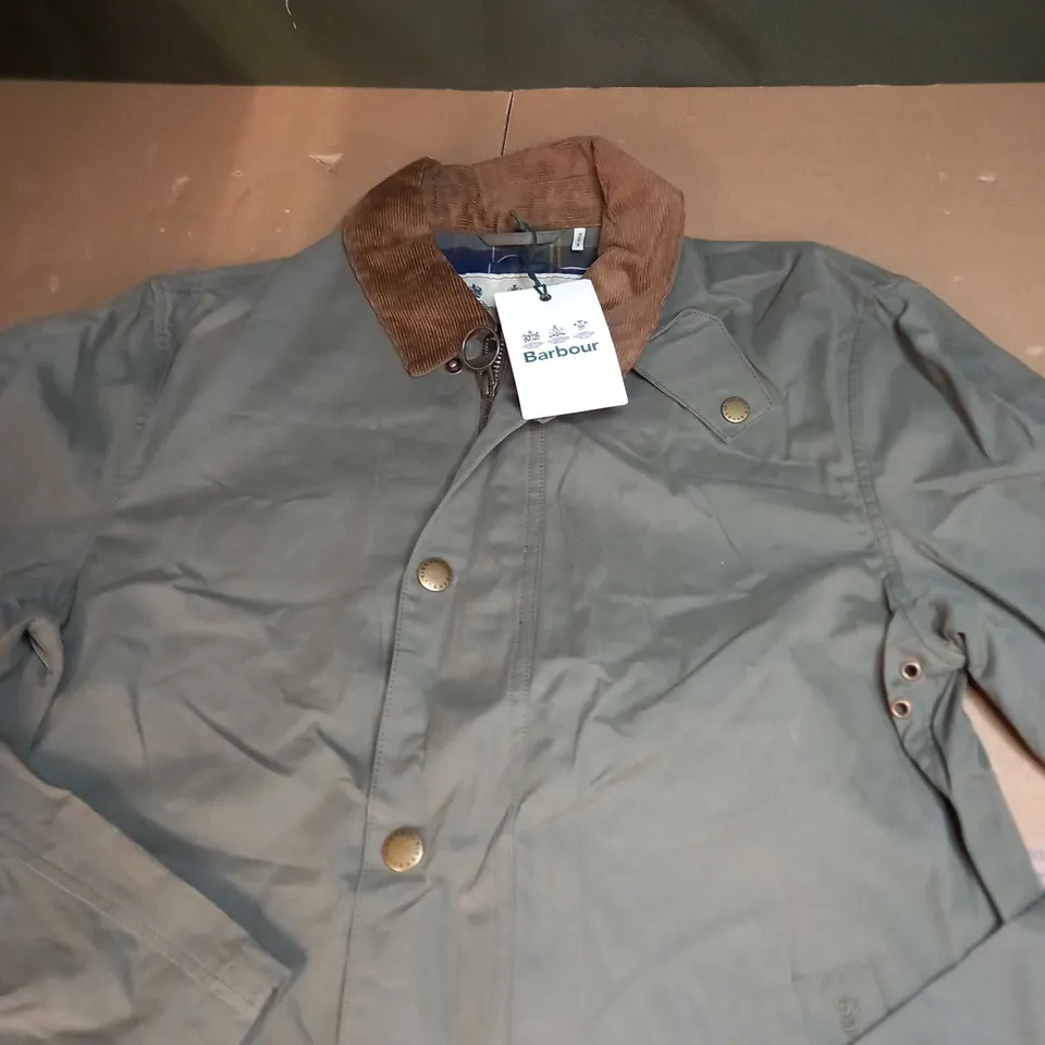 MENS BARBOUR JACKET IN KHAKI SIZE S