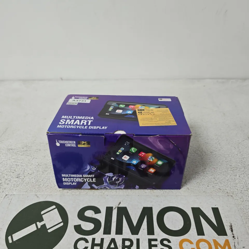 MULTIMEDIA SMART MOTORCYCLE DISPLAY – BOXED