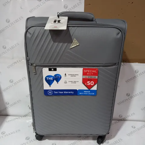ITLUGGAGE MEDIUM SUITCASE - GREY 