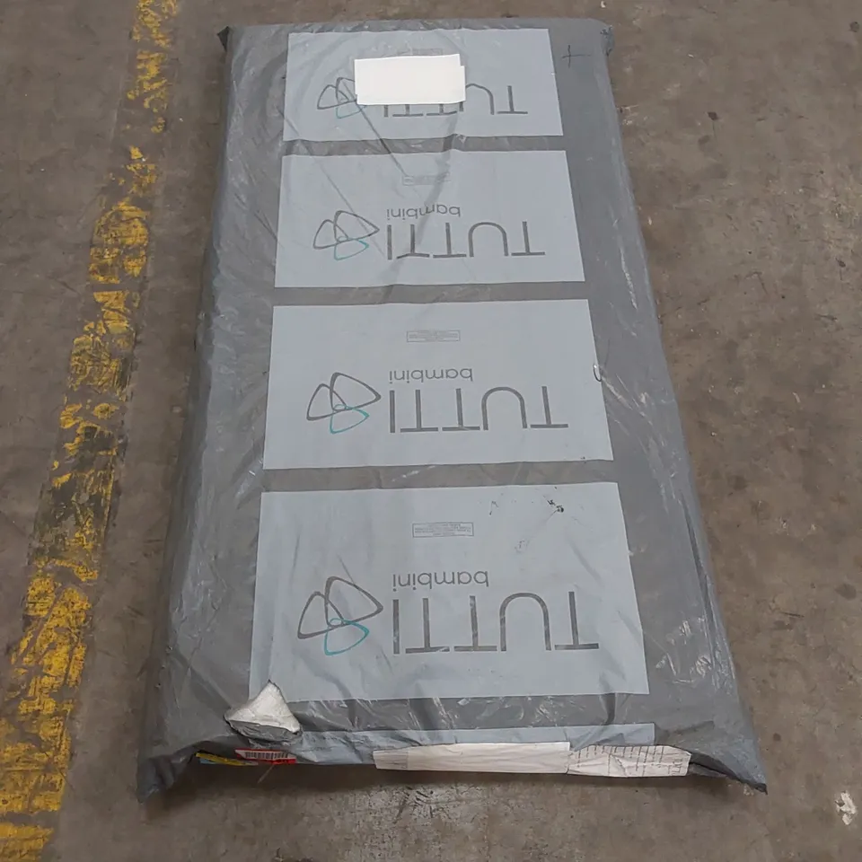 BAGGED TUTTI BAMBINI 140 X 70cm BAMTECH POCKET SPRUNG COT MATTRESS 