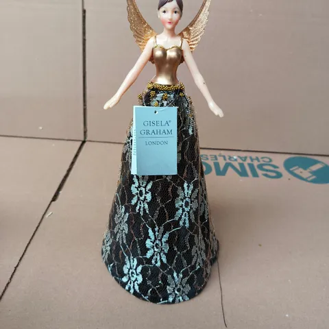 APPROXIMATELY 24 GISELA GRAHAM BROWN AND GOLD LACE FAIRY CHRISTMAS TREE TOPPERS
