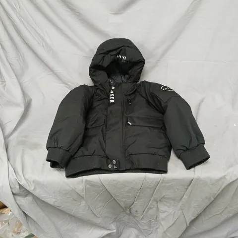 BAKER BY TED BAKER KIDS' PUFFER JACKET – BLACK, UK 7-8 (AGE 7, 122 CM)