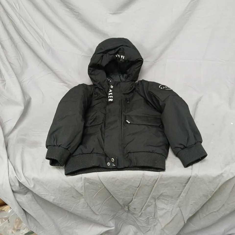 BAKER BY TED BAKER KIDS' PUFFER JACKET – BLACK, UK 7-8 (AGE 7, 122 CM)