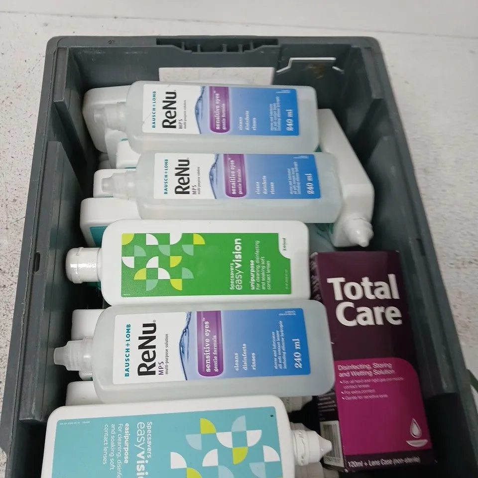 APPROXIMATELY 20 ITEMS INCLUDING EYE DISINFECTANT