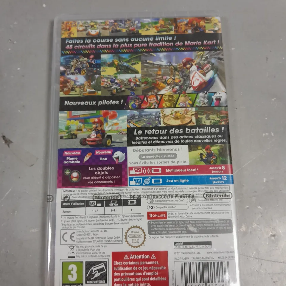 SEALED MARIO KART 8 DELUXE FOR NINTENDO SWITCH - FRENCH VERSION 