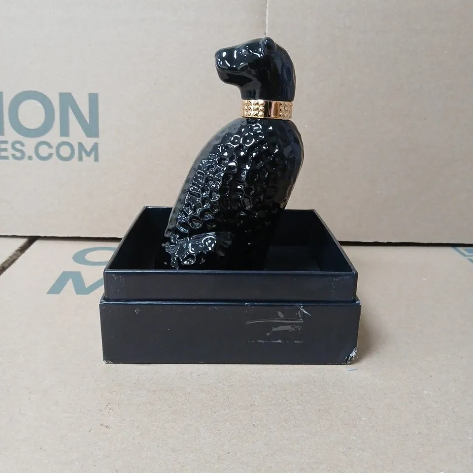 PANTHÈRE DE LUXE EAU DE PARFUM – BOXED FRAGRANCE WITH BLACK CERAMIC DOG FIGURINE 100ML