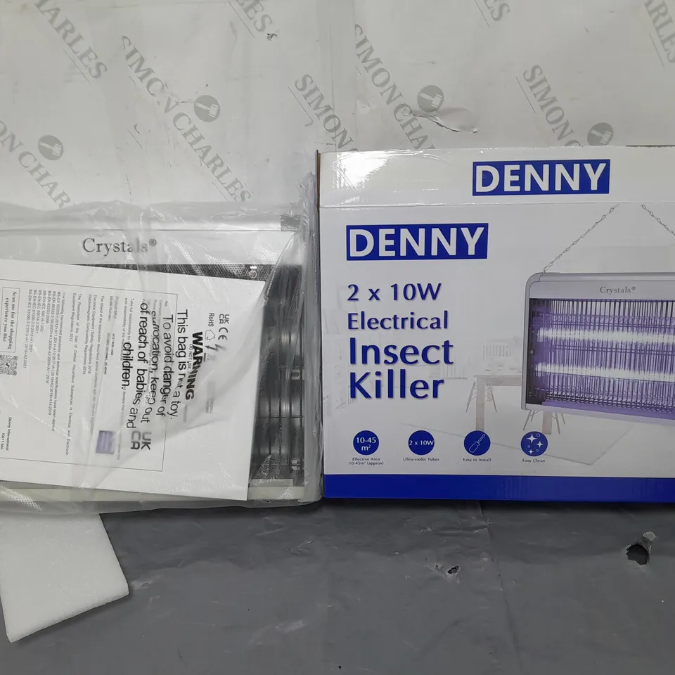BOXED DENNY 2X10W ELECTRICAL INSECT KILLER