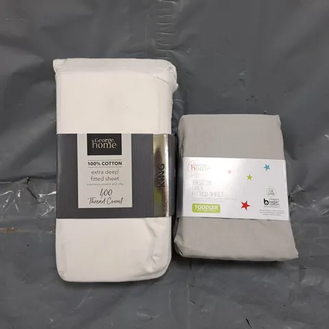 BOX OF APPROXIMATELY 10 ASSORTED HOUSEHOLD ITEMS TO INCLUDE BEDDING AND TOWELS ETC IN VARIOUS STYLES, SIZES, AND COLOURS - COLLECTION ONLY