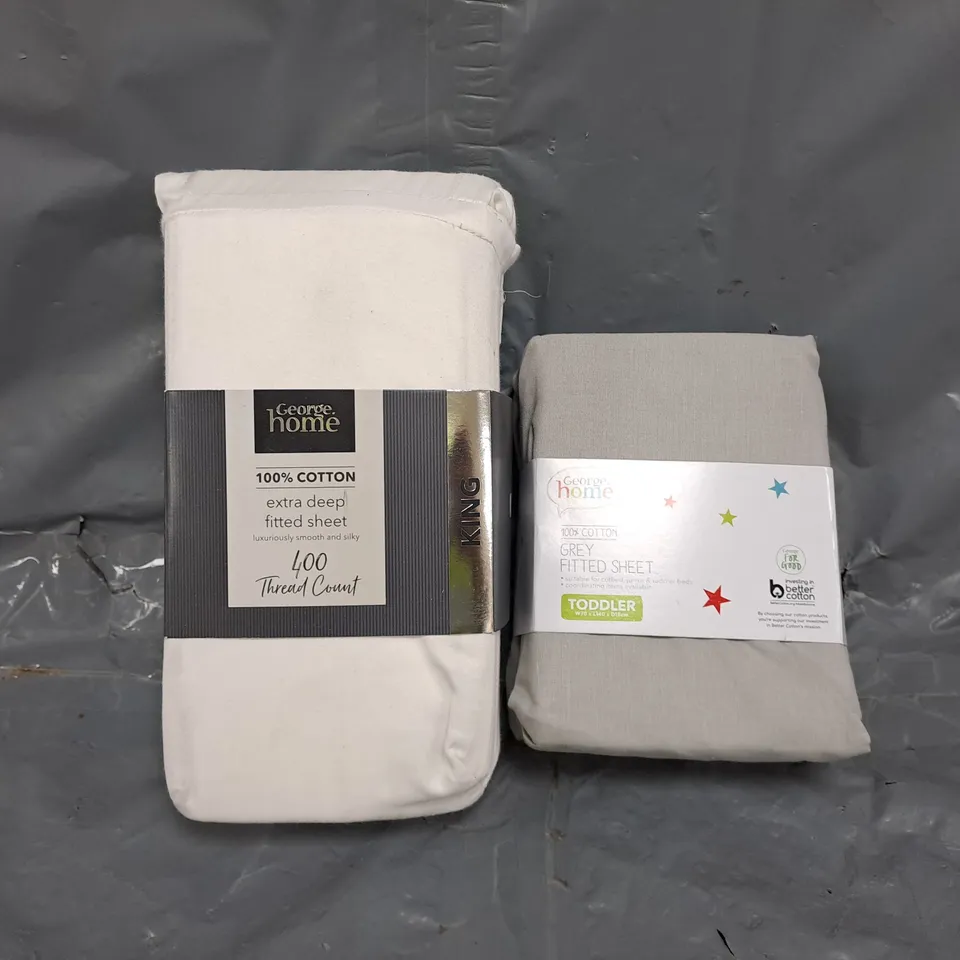 BOX OF APPROXIMATELY 10 ASSORTED HOUSEHOLD ITEMS TO INCLUDE BEDDING AND TOWELS ETC IN VARIOUS STYLES, SIZES, AND COLOURS - COLLECTION ONLY