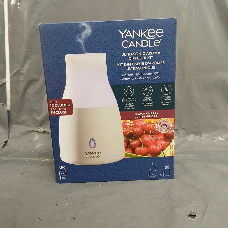 BOXED YANKEE CANDLE ULTRASONIC AROMA DIFFUSER KIT RRP £29.99