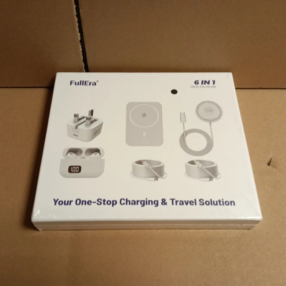 FULLERA 6-IN-1 TRAVEL CHARGING STATION – BOXED