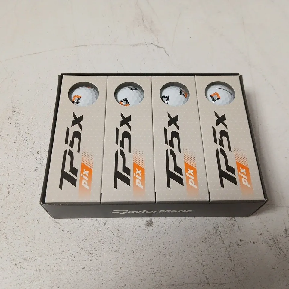 BOXED TAYLORMADE MEN'S TP5X PIX 3.0 GOLF BALLS - MULTI