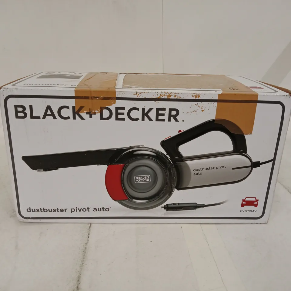 BLACK+DECKER DUSTBUSTER PIVOT AUTO – VACUUM CLEANER WITH HOSE & ATTACHMENTS (PV1200AV)
