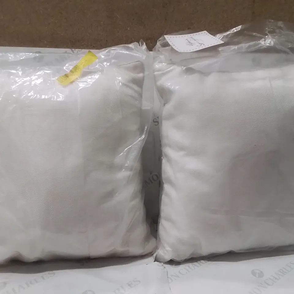 BRAND NEW SEALED SET OF 2 EDEN CUSHION WITH FILLING COLOUR DOVE