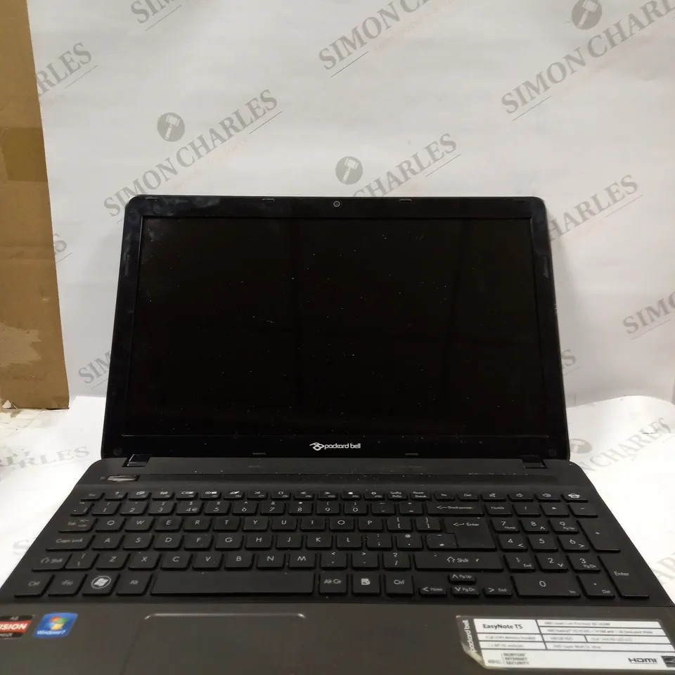 PACKARD BELL P5WS5 LAPTOP IN BLACK