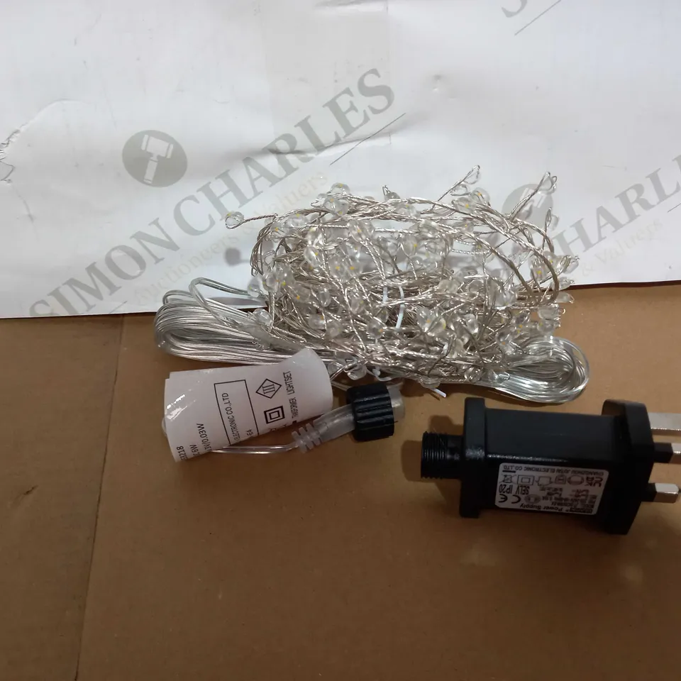 JOHN LEWIS FIRE CRACKED LIGHTS, 240 PURE WHITE LEDS
