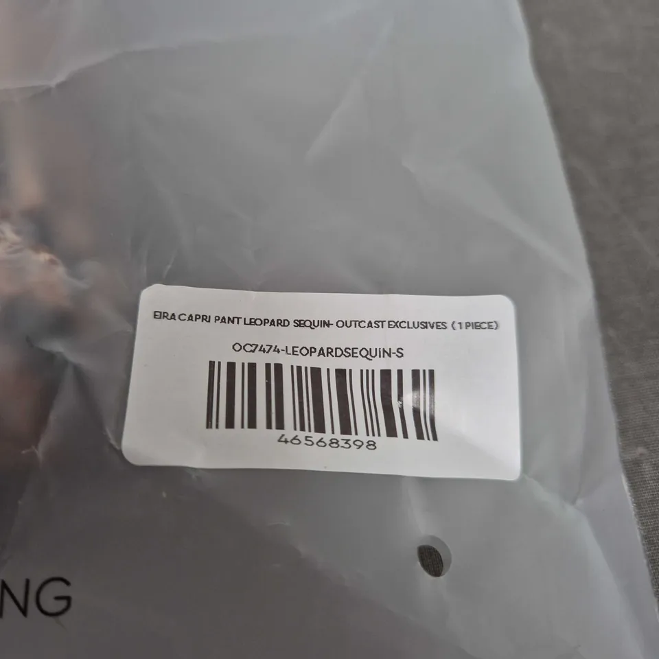 OUTCAST EXCLUSIVES: EIRA CAPRI LEOPARD SEQUIN PANTS (1 PIECE)