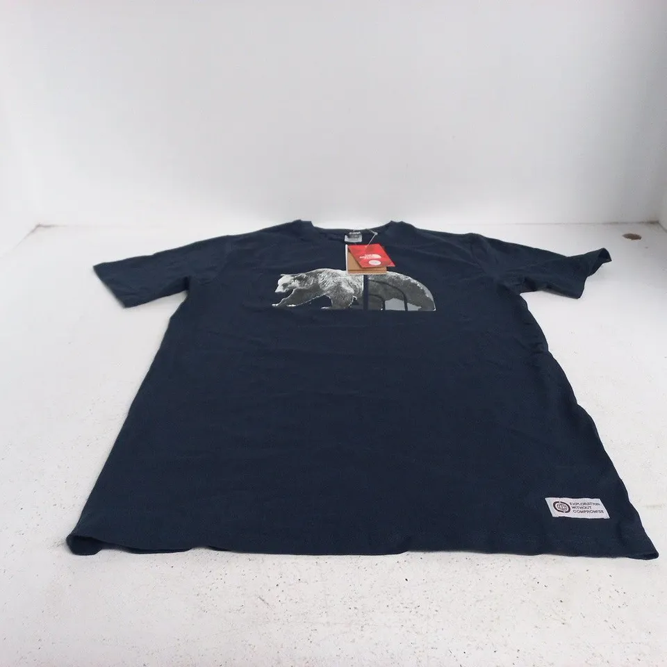 UK XL THE NORTH FACE MEN’S T-SHIRT – NAVY