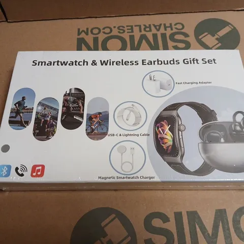 SEALED SMARTWATCH & WIRELESS EARBUDS GIFT SET