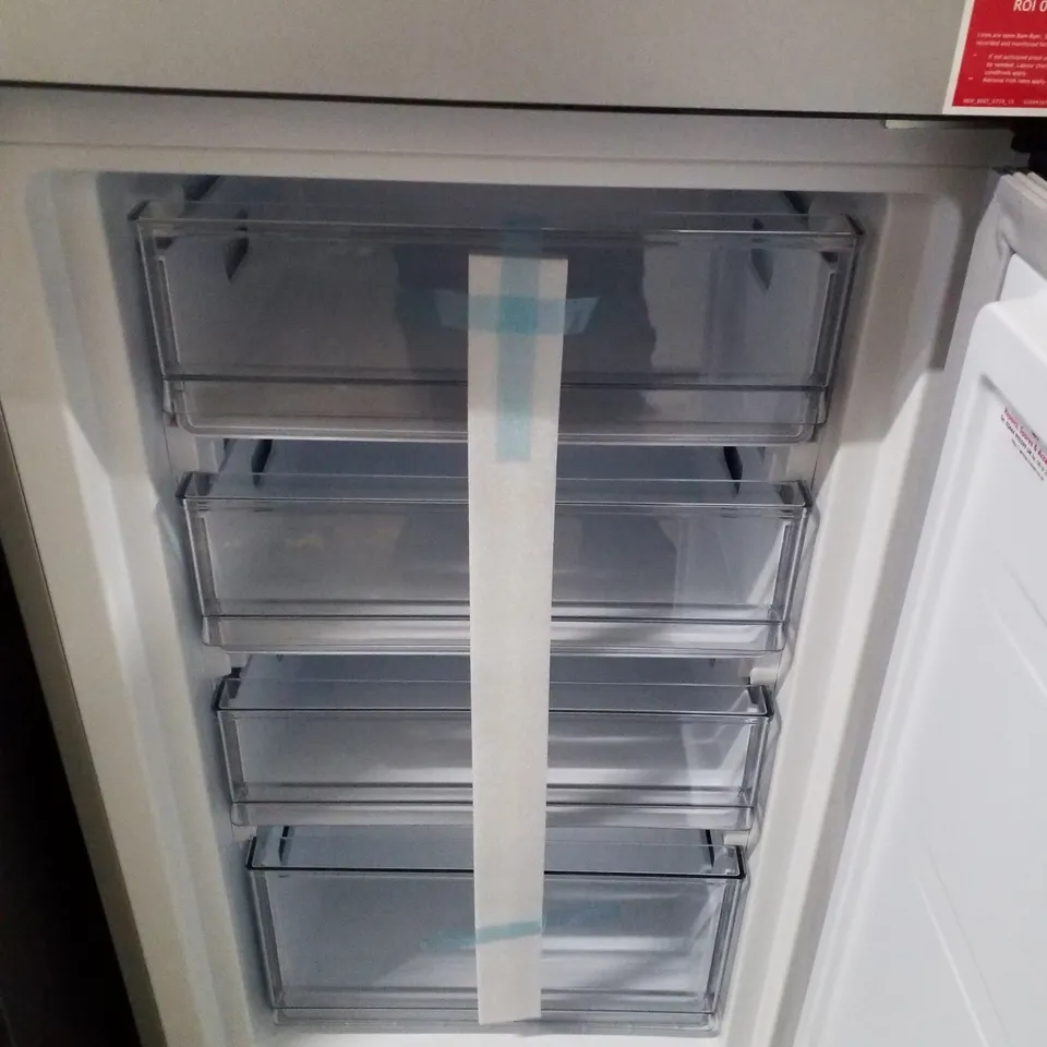 HOOVER HOCT3L517FSK 50/50 FRIDGE FREEZER MATTE SILVER - UNPROCESSED RAW RETURN