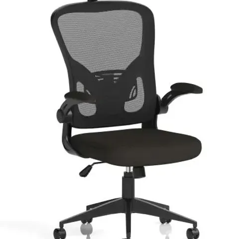 BOXED DYNAMIC ACE EXECUTIVE MESH CHAIR WITH FOLDING ARMS