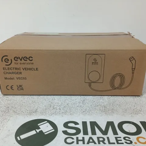 EVEC ELECTRIC VEHICLE CHARGER β MODEL VEC01/02/03/04 β BOXED