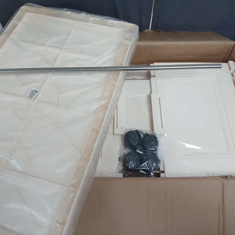 BOXED CREAM PLASTIC STORAGE ITEM