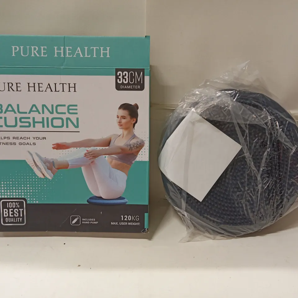 PURE HEALTH BALANCE CUSHION (33 CM) WITH HAND PUMP – BLUE