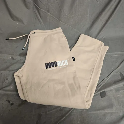 HOODRICH JOGGERS IN BEIGE SIZE L