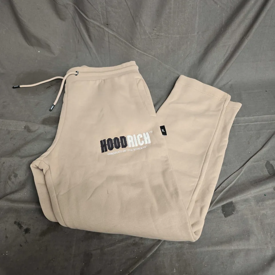 HOODRICH JOGGERS IN BEIGE SIZE L