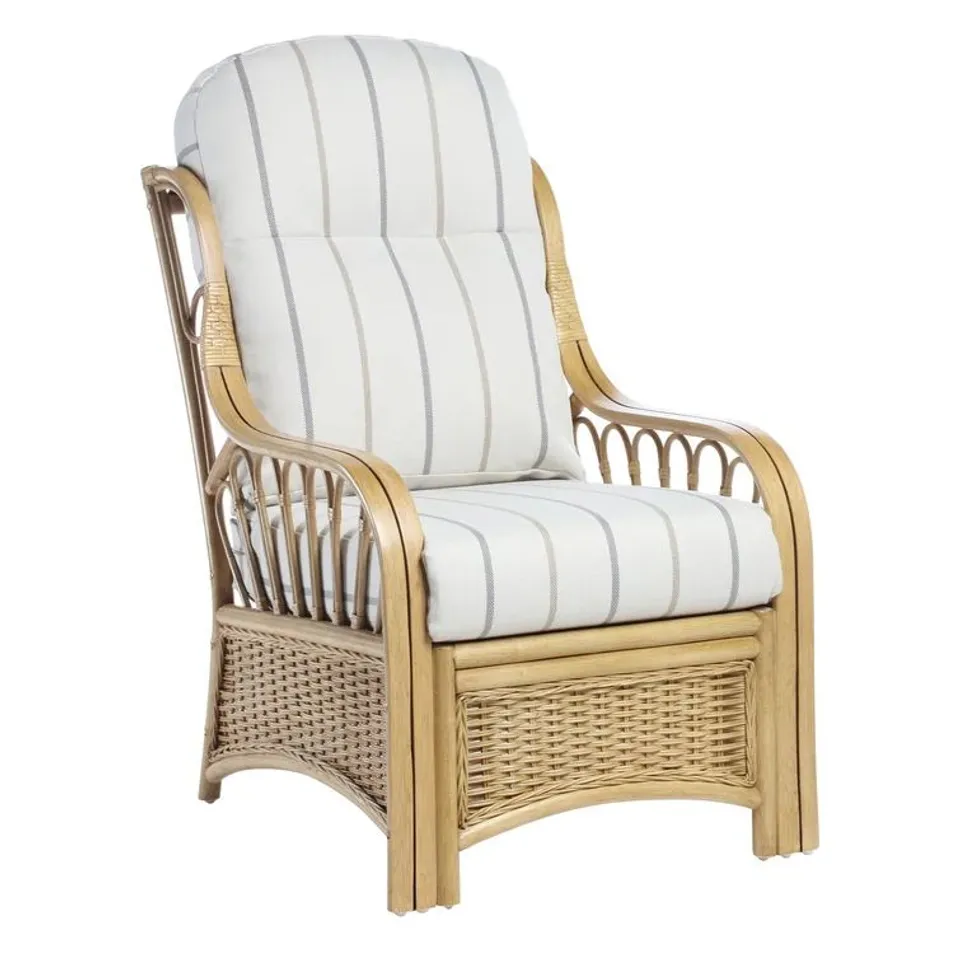 BOXED THORNBY RATTAN ARMCHAIR
