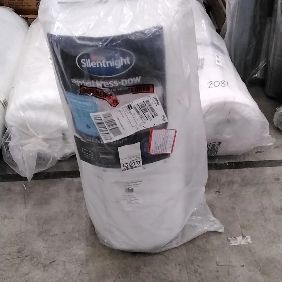 QUALITY BAGGED SILENTNIGHT MATTRESS-NOW SMALL DOUBLE 4' MATTRESS