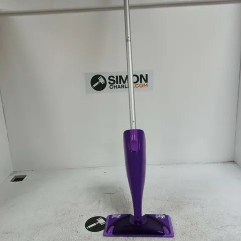FLASH MOP WITH PURPLE HEAD AND ALUMINIUM HANDLE