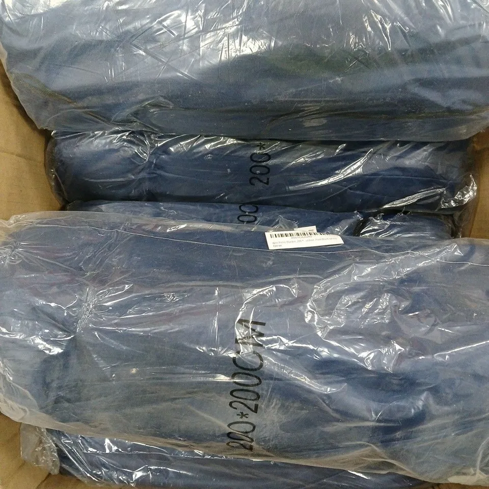 APPROXIMATELY 10 WREI PICNIC BLANKETS IN BLACK/WHITE 