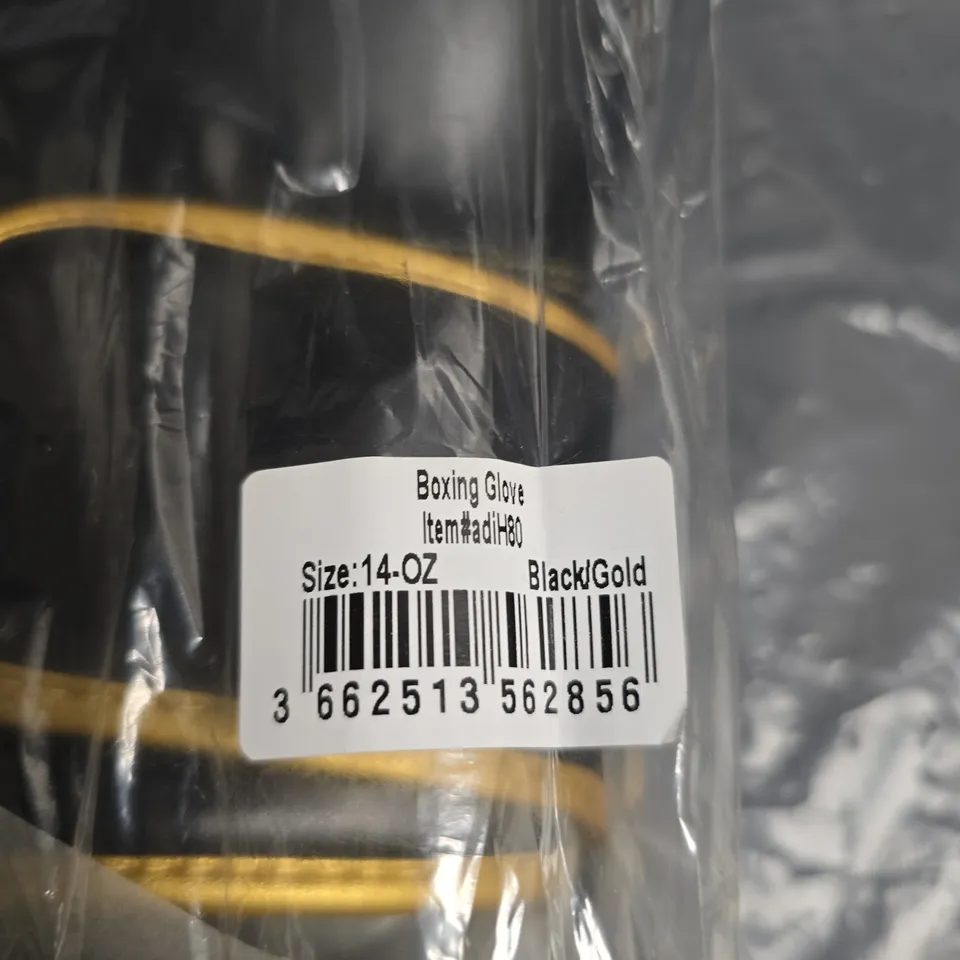ADIDAS BOXING GLOVES – BLACK/GOLD, 14 OZ