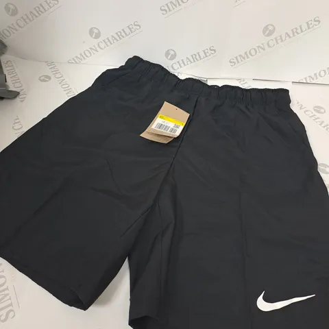 MENS HOMME BLACK NIKE SHORTS - SIZE SMALL
