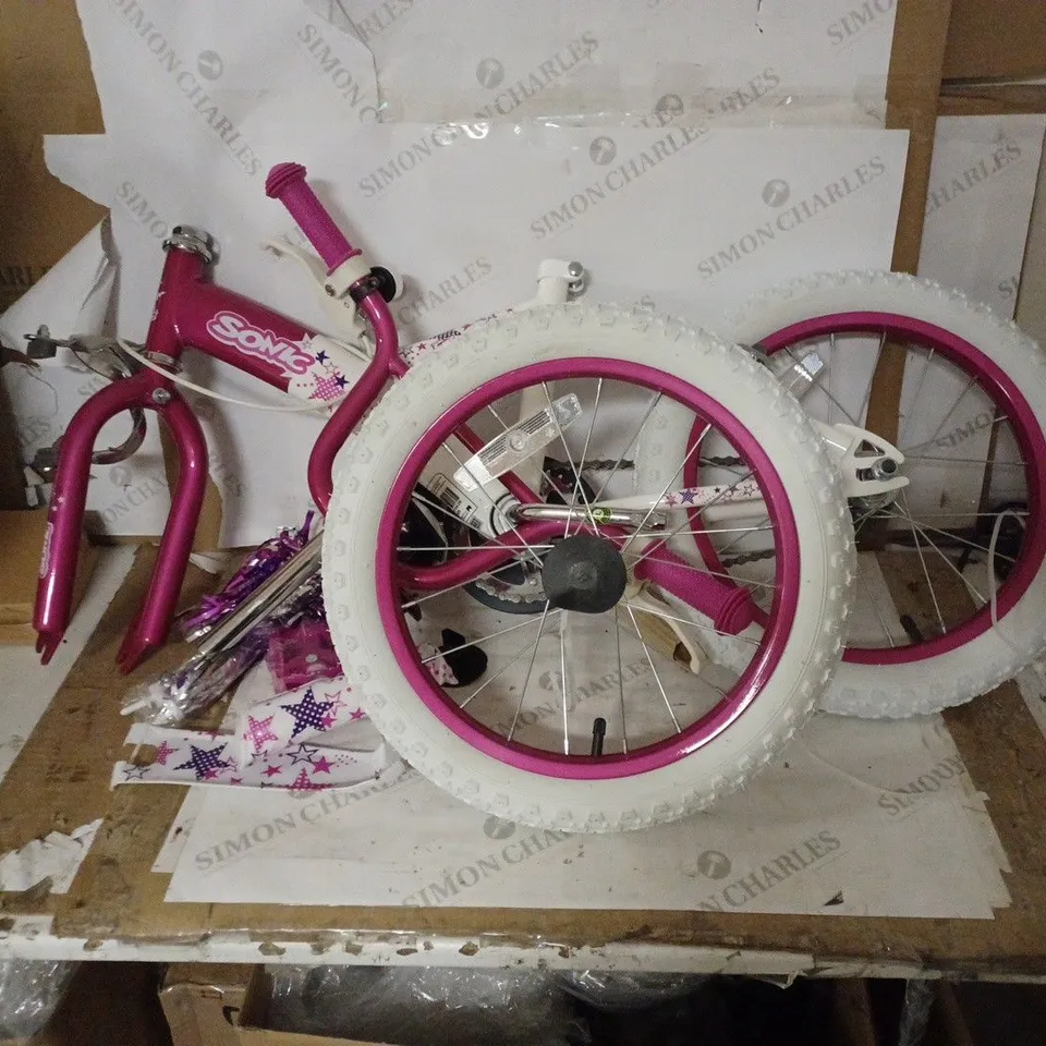 SONIC GLAMOUR GIRLS BIKE 16 INCH WHEEL [COLLECTION ONLY]