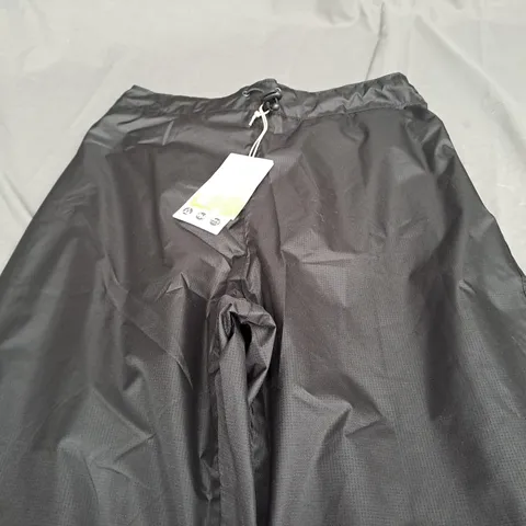 MOUNTAIN WAREHOUSE SPRAY WOMENS OVERTROUSERS IN BLACK - UK 10